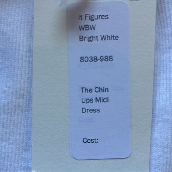 MOTHER The Chin Ups Midi Dress bright white - Picture 10 of 12